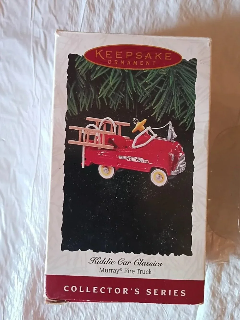 Hallmark Keepsake 1995 Murray Fire Truck Kiddie Car Classics #2 Ornament NIB